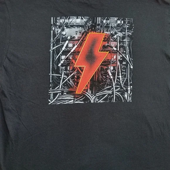 ACDC Official Merchandise Men's T-shirt  Photo by Jim Perry - Picture 4 of 5